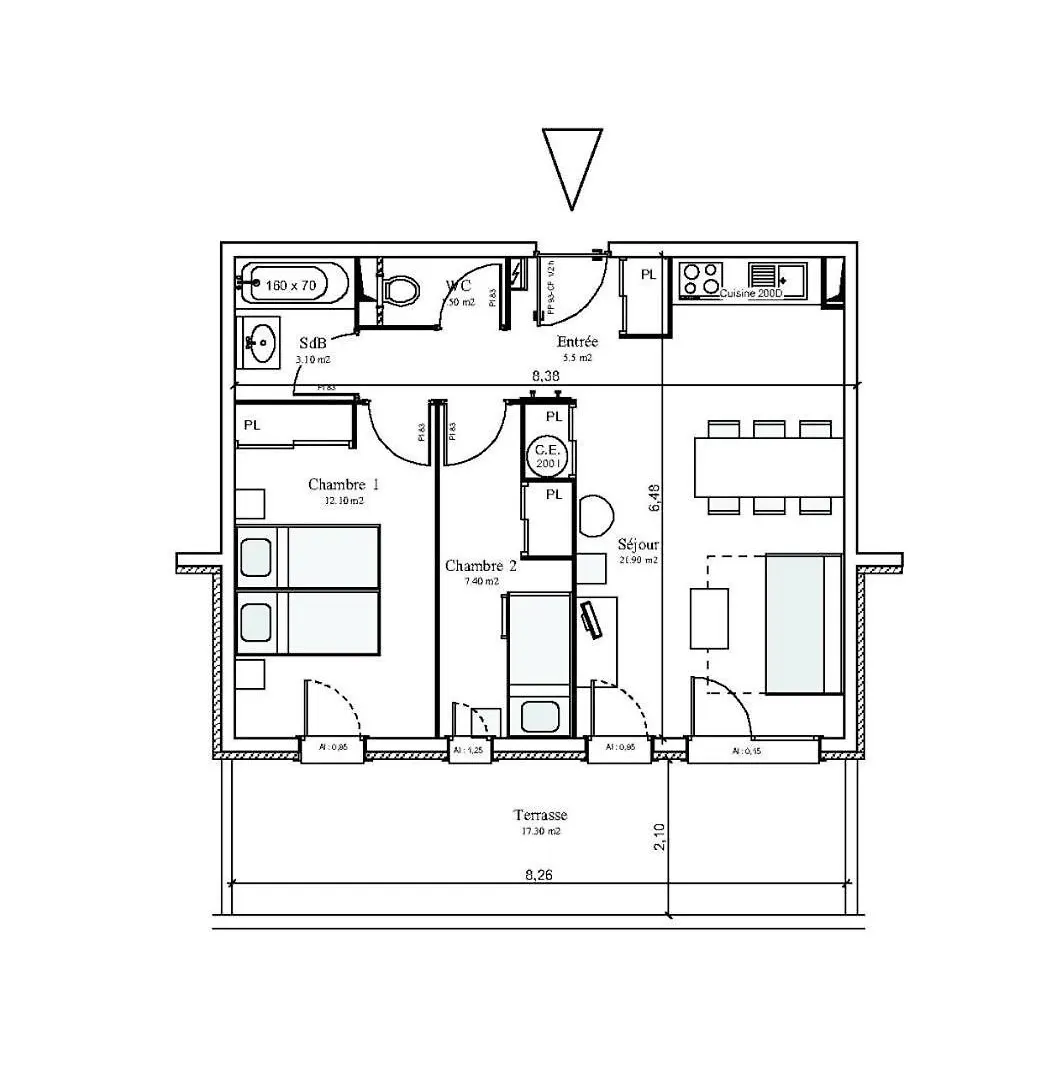 Residence Le Criterium - 3 Pieces Pour 6 Personnes Mae-4511 Lanslebourg-Mont-Cenis Apartamento